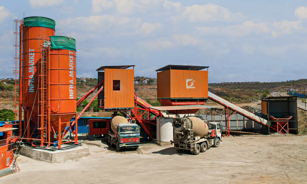 Aquarius X Series Compact batching plant working at Ms. Tuljabhawani RMC, Bhugaon Pune