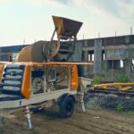 1407 D stationary concrete pump